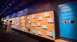 American Writers Museum Surprise Bookshelf